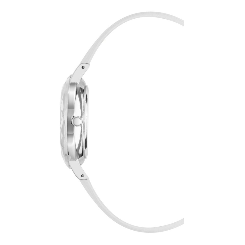 White plastic dress watch-null