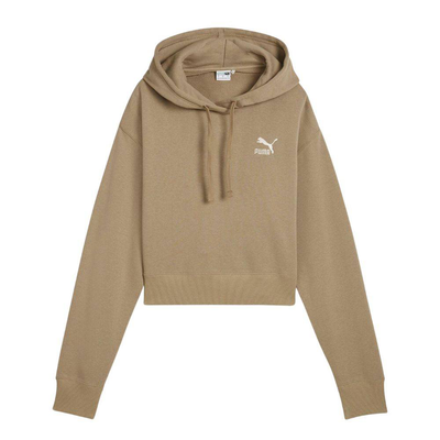 Better classics cropped hoodie training, Brown, medium