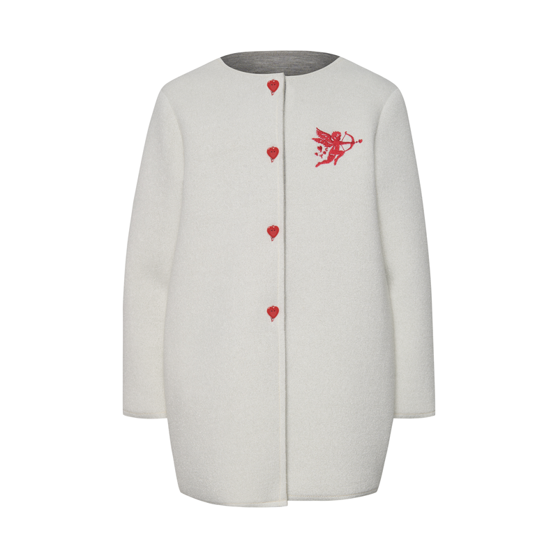 Tc candy shop neoprene coat w embroidery kid-null