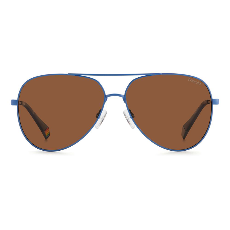 Blue stainless steel sunglasses-null