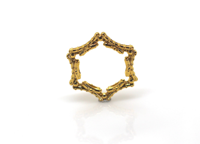 Ring pure gold 24ct - 'all that is' collection 1019, , medium