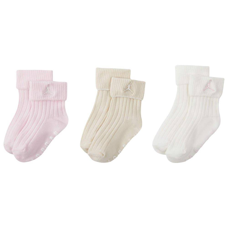 Nike jordan baby essentials 3pk ribbed grippers-null