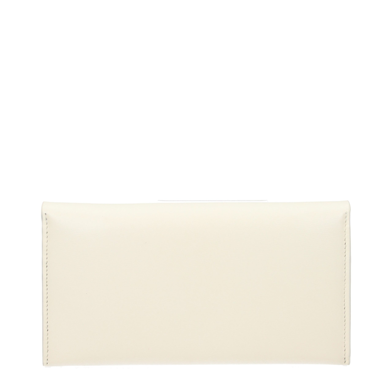 Beige leather wallet-null