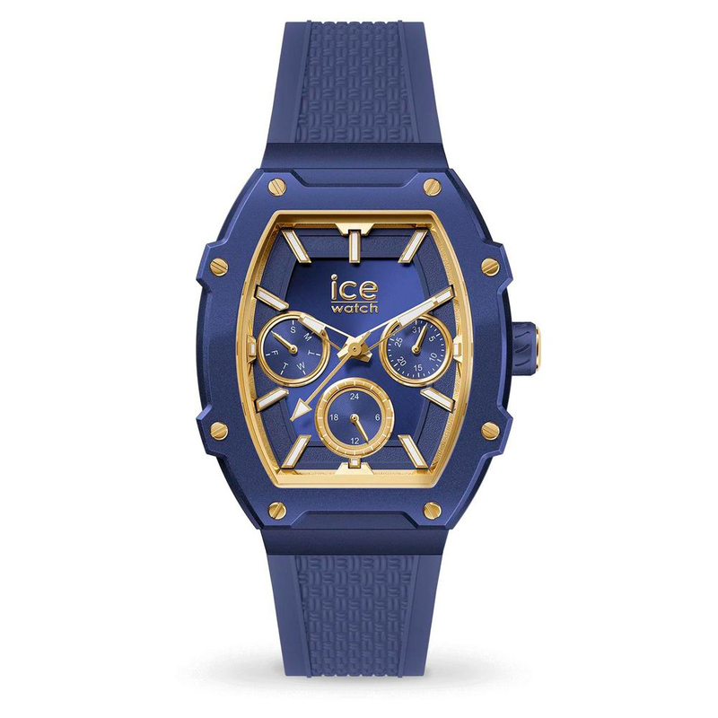 Bicolor synthetic dress watch-null