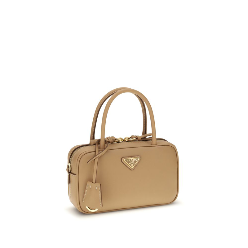Beige calf leather bos taurus handbag-null
