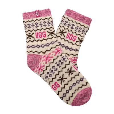 Ugg γυναικείες κάλτσες, Pink Multicolor, medium