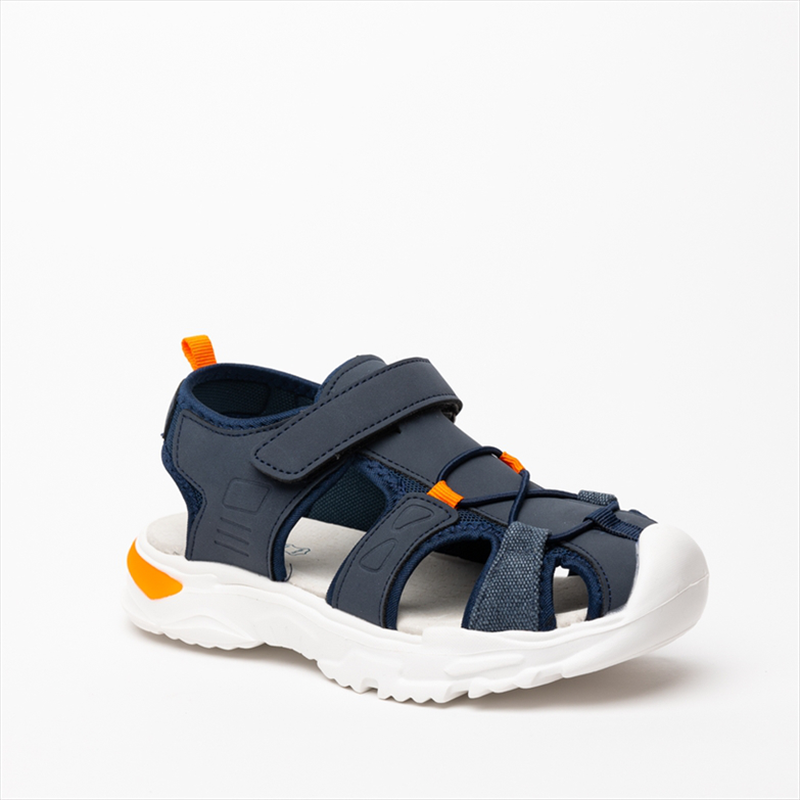 Product image: Kido velcro cut out sandal with infinity rope-null