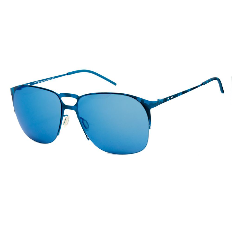 Blue metal sunglasses-null