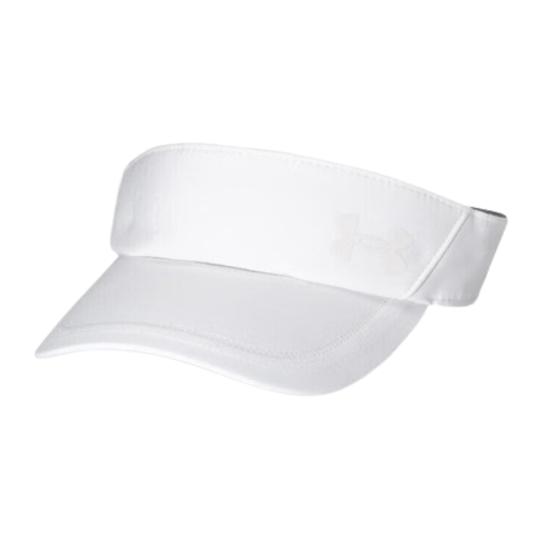 Under armour iso chill launch women run visor cap white 1383480-100 image number null