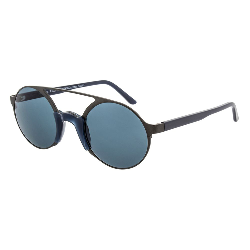 Gray metal sunglasses-null