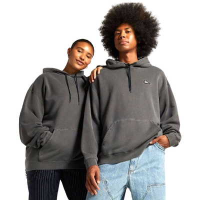 Go-to chuck 70 loose fit pullover hoodie, Black, medium
