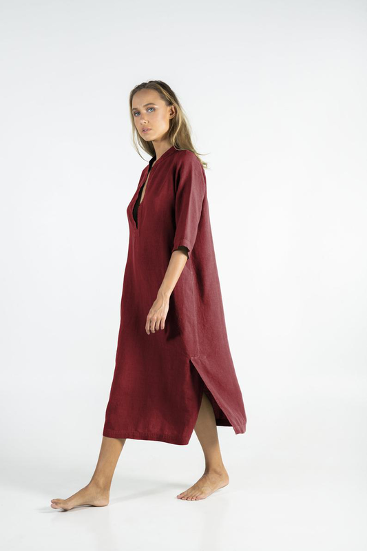 Jasmine linen dress-null