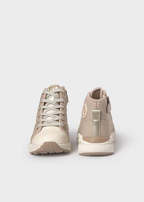 Μποτακι χοντρη σολα - μπεζ 26-30, Beige, medium