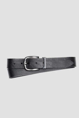 Belt double face buckle, Black, medium