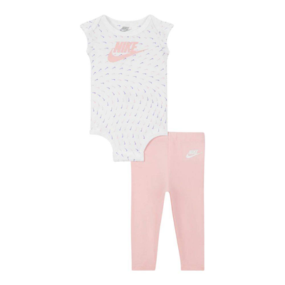 Nike infant (0-9m) printed sportsball romper