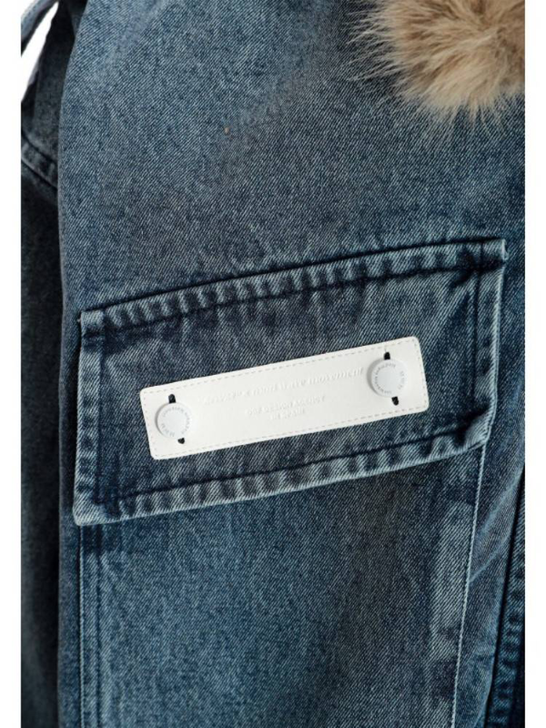 Mwm teddy jacket with faux fur-null