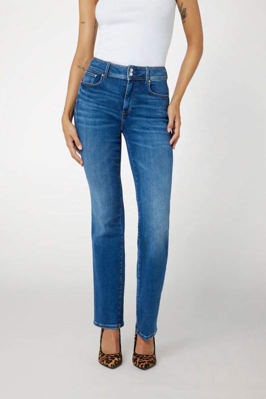 Straight power trouser jean-null