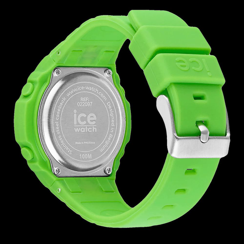 Bicolor synthetic digital watch-null