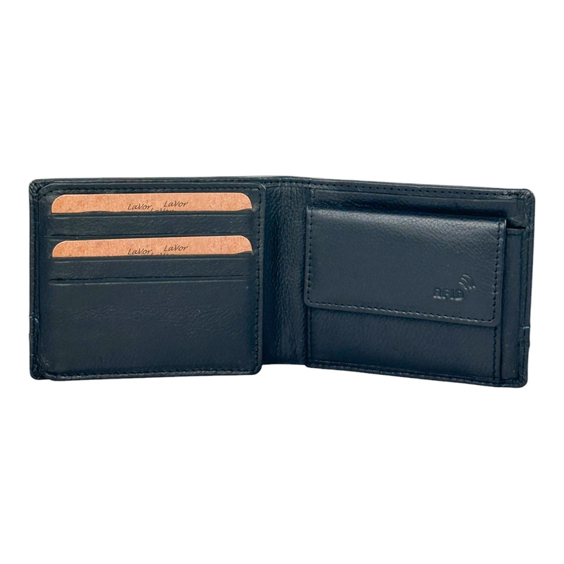 Lavor men leather wallet image number null