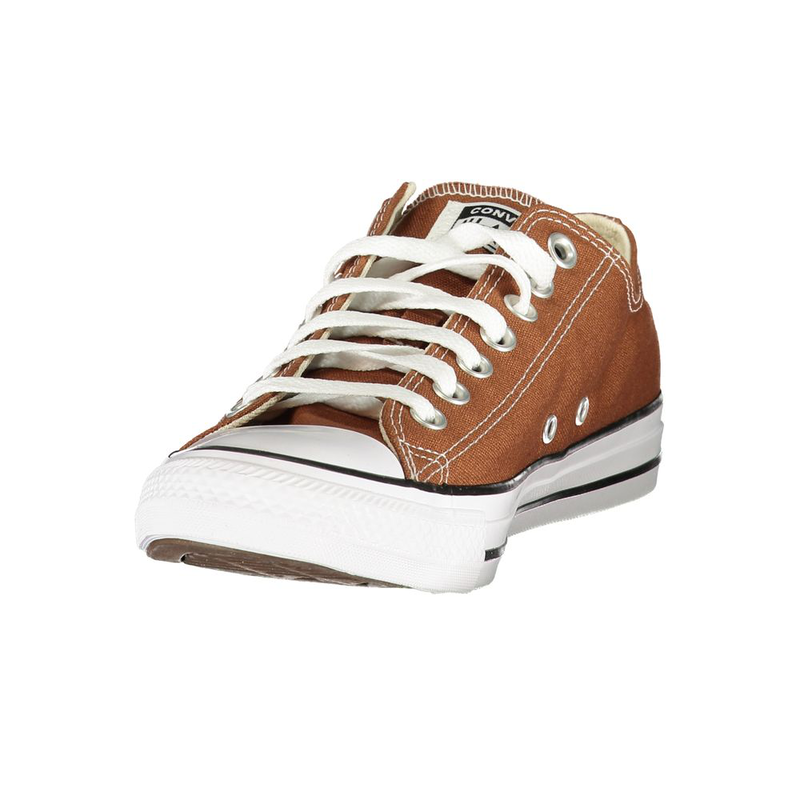 Marrone polyester unisex sneaker-null