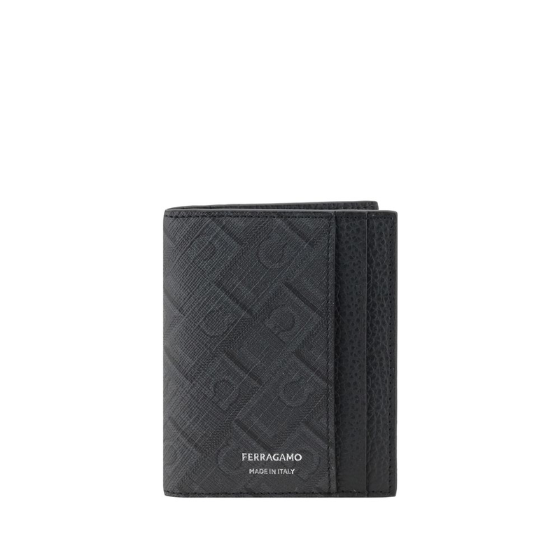 Black calf leather bos taurus wallet-null