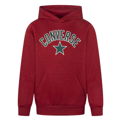 Boys arch fleece pullover, Bordeaux, medium
