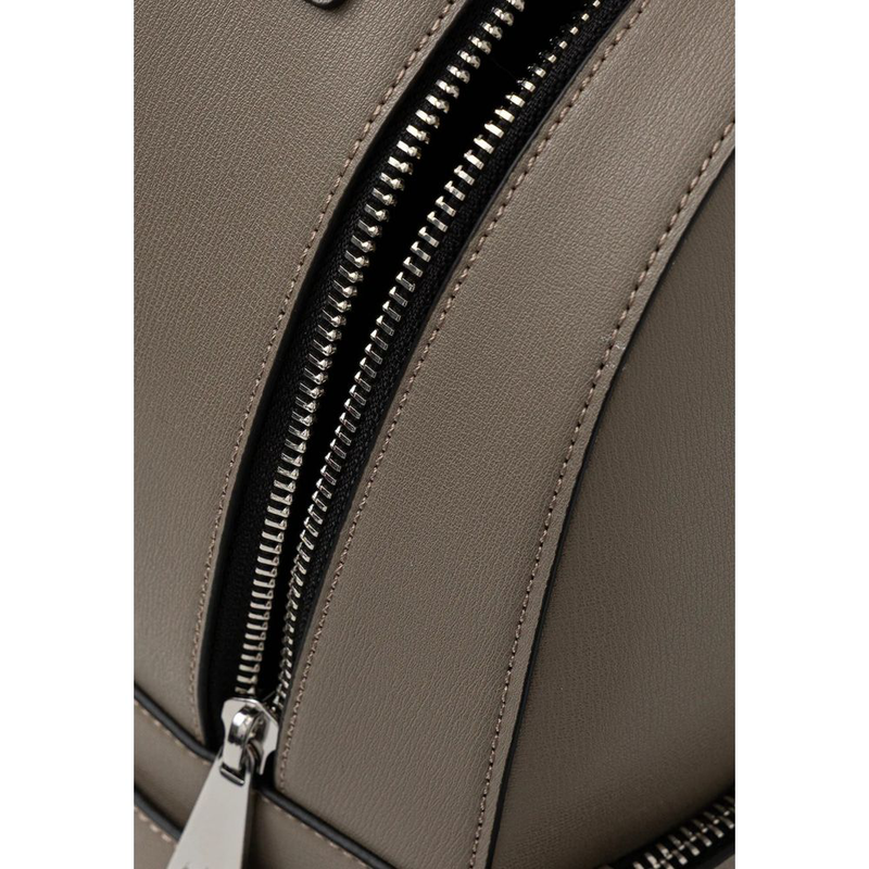 Beige polyethylene backpack-null