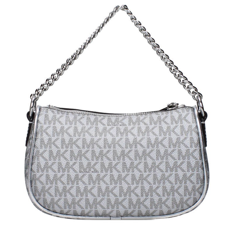 Gray fabric handbag-null