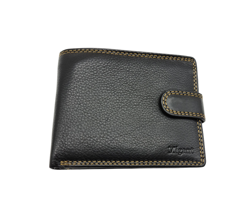 Migant design leather wallet with rfid protection 6213-null