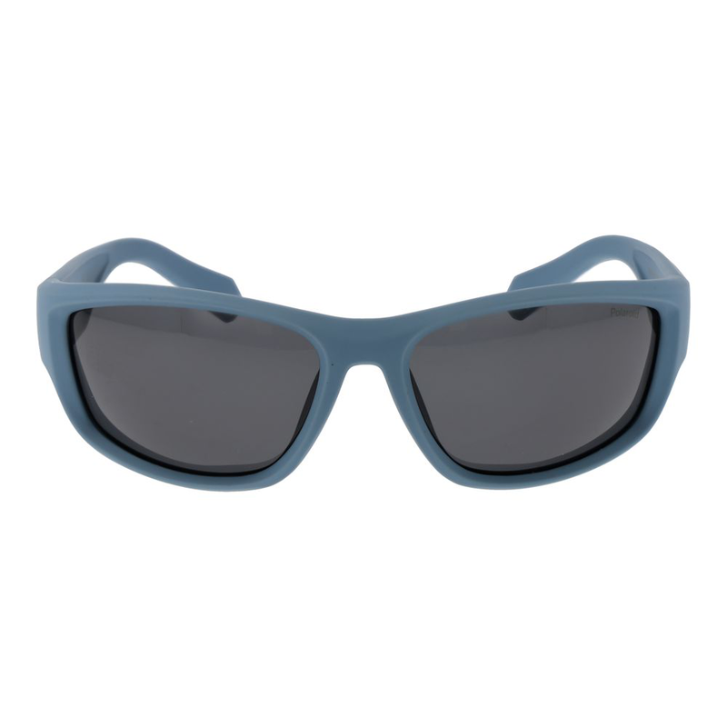 Blue plastic sunglasses-null