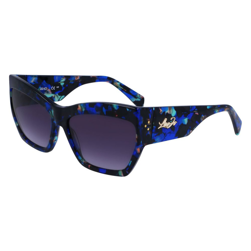 Blue acetate sunglasses-null