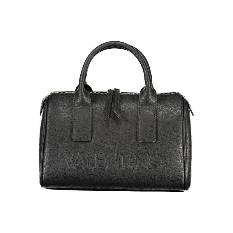 Nero poliuretano women handbag-null