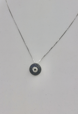Sapphire eye, White, medium