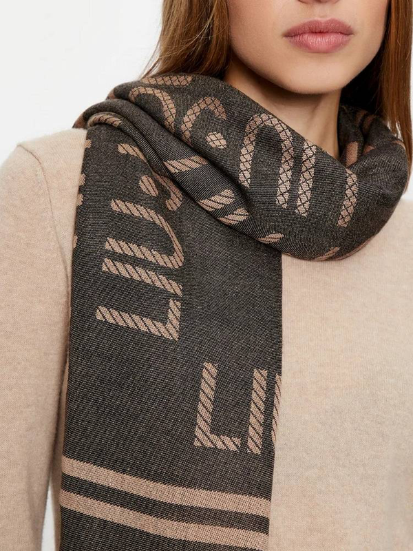 Liu Jo square jacquard scarf-null