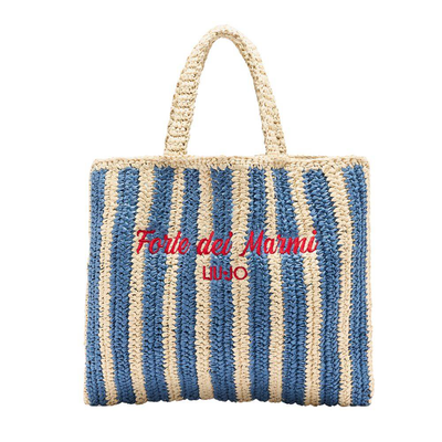 Medium shopping bag, Blue, medium