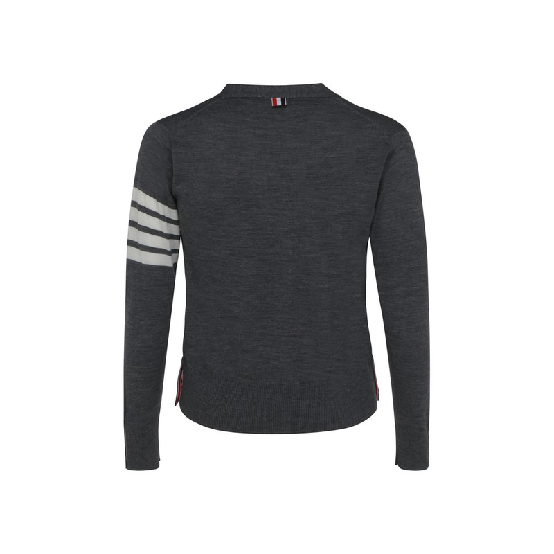 Gray wool oves aries cardigan-null