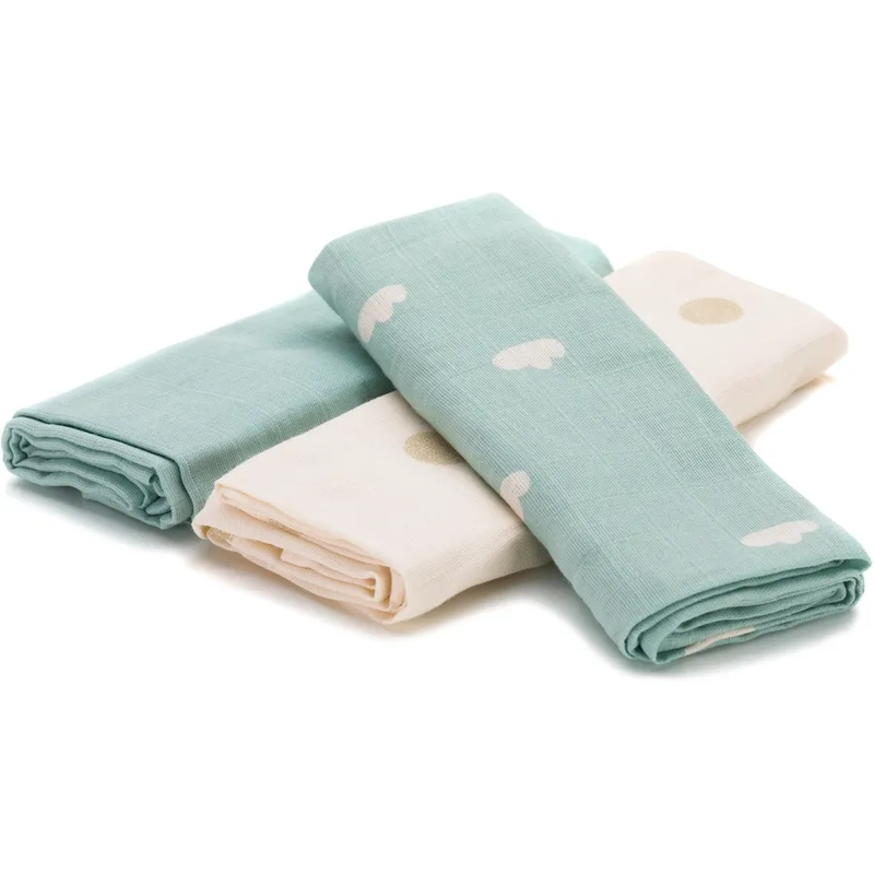 Fillikid muslin nappies3pcs 75x75cm - dots-null