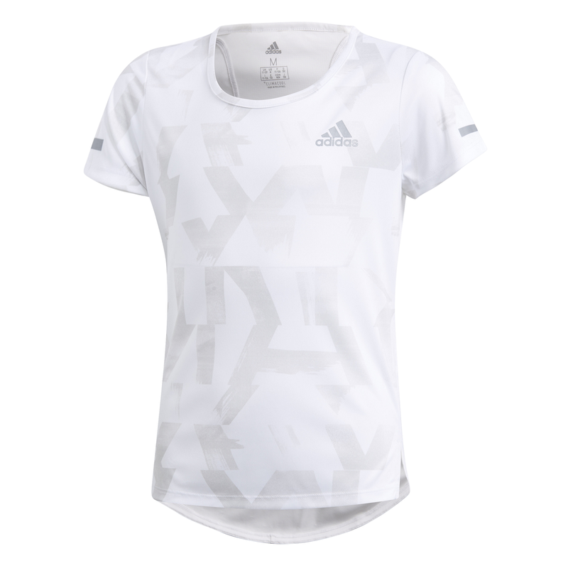 Product image: Adidas kids girls training run tee white dv2794-null