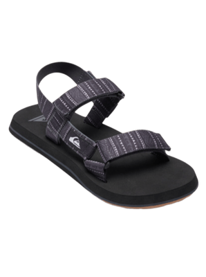 Quiksilver mens slaps monkey caged II  sndl, Grey/black, medium