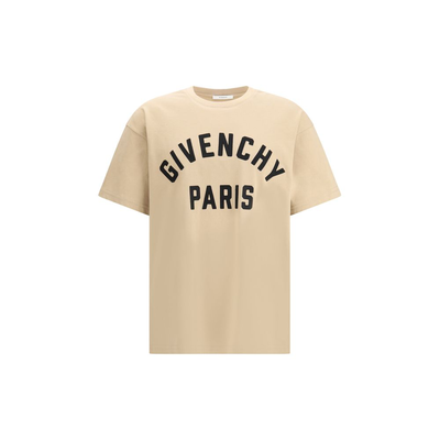 Beige cotton t-shirt, Beige, medium