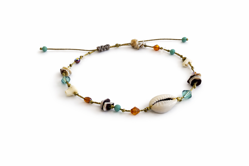 Handmade summer anklet-null