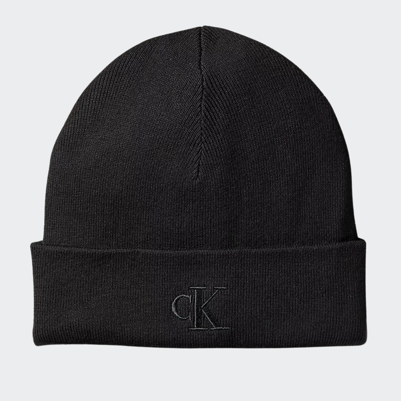 Ck fine rib beanie-null