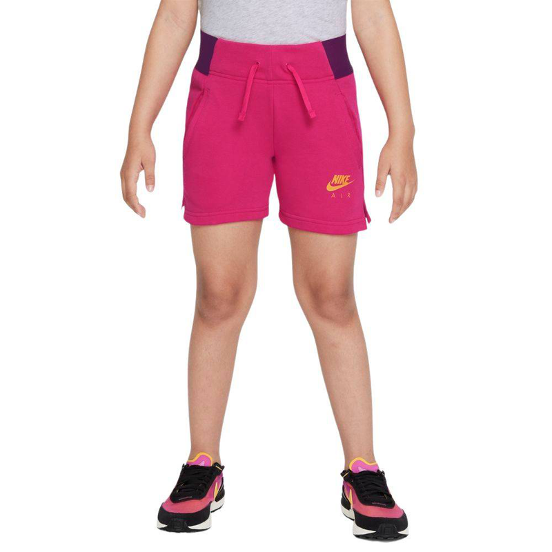 Nike sportswear girls Air french-terry 13cm short image number null