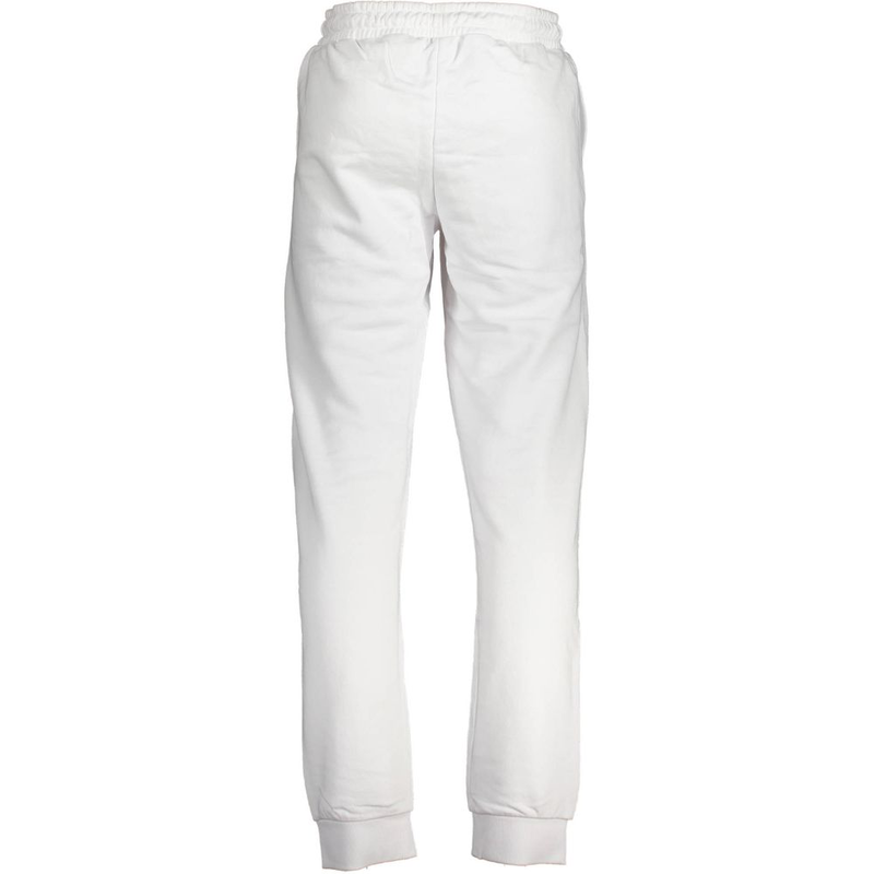 White cotton men's sweatpants-null