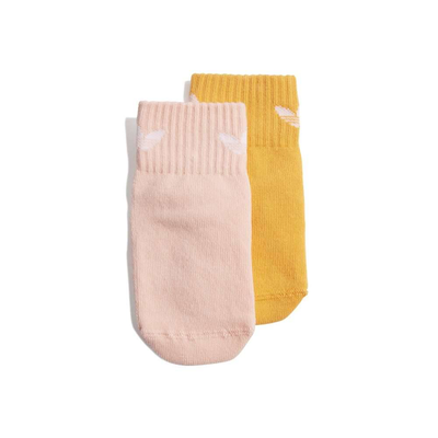 Adidas ant slip sock, Coral, medium