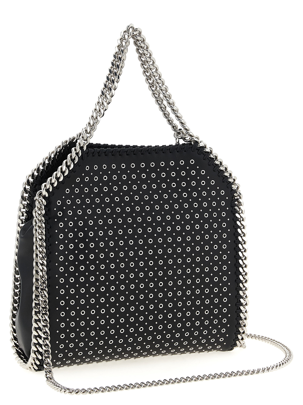 Black polyester handbag-null