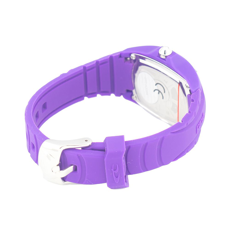 Purple rubber sport watch-null