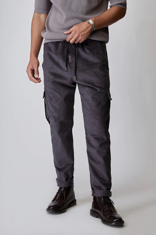 Stefan cargo corduroy trousers-null