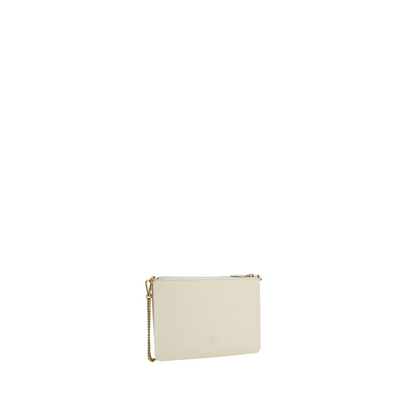Beige calf leather bos taurus shoulder bag-null