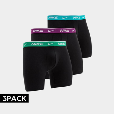 Every day cotton stretch boxer brief 3 pack, Black, medium
